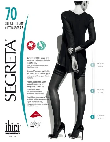 Ibici SEGRETA SILHOUETTE 70 Derm® Autoreggente