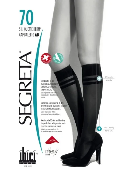 Ibici SEGRETA SILHOUETTE 70 Derm® Gambaletto