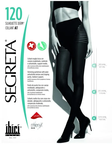 Ibici SEGRETA SILHOUETTE 120 Derm® Collant