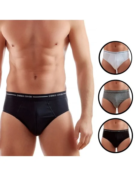 Enrico Coveri ART. ES1000 - SLIP uomo cotone elasticizzato