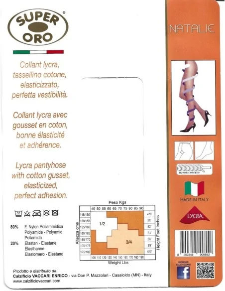 Super Oro NATALIE - Collant microrete