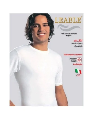 Leable ART. 201 - T-Shirt caldocotone interlock girocollo