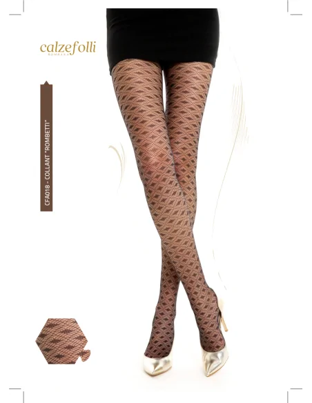 CalzeFolli CFA018 - Collant ROMBETTI