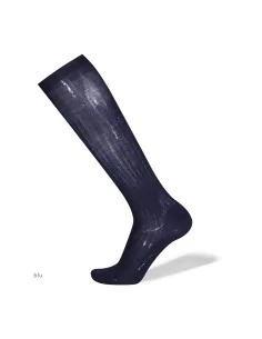 San Giacomo ART. 042L - CAMBERRA - Calze Lunghe Uomo, a coste, in Lana Merino's & Nylon