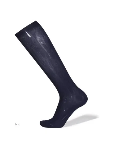 San Giacomo ART. 701L - BOSTON - Calze Lunghe Uomo, a coste, in caldo cotone