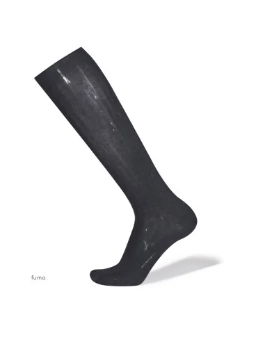 San Giacomo ART. 701L - BOSTON - Calze Lunghe Uomo, a coste, in caldo cotone