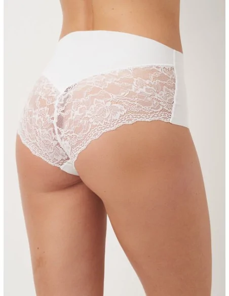 Jadea ART. 8016 - SLIP midi con pizzo taglio laser in cotone