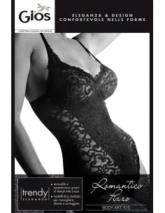 Gios ART. 515 - Body con pizzo - Coppa B