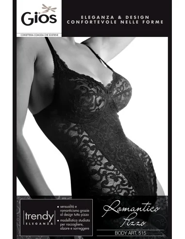 Gios ART. 515 - Body con pizzo - Coppa B