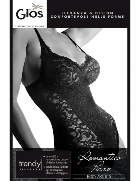 Gios ART. 515 - Body con pizzo - Coppa B
