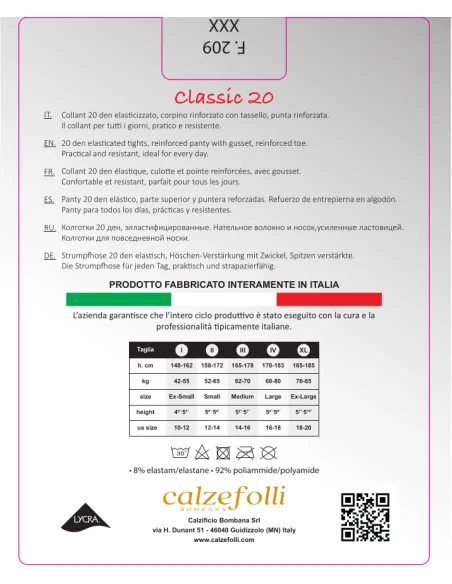CalzeFolli Classic 20 - Collant