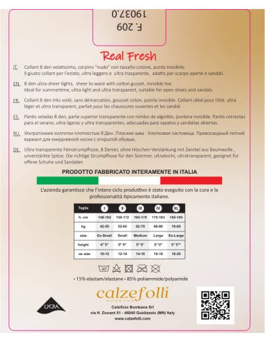 CalzeFolli Real Fresh - Collant