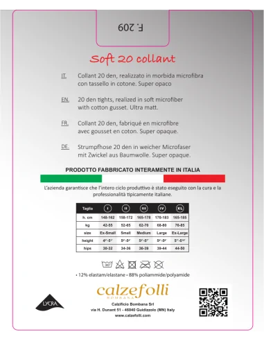 CalzeFolli Soft 20 - Collant