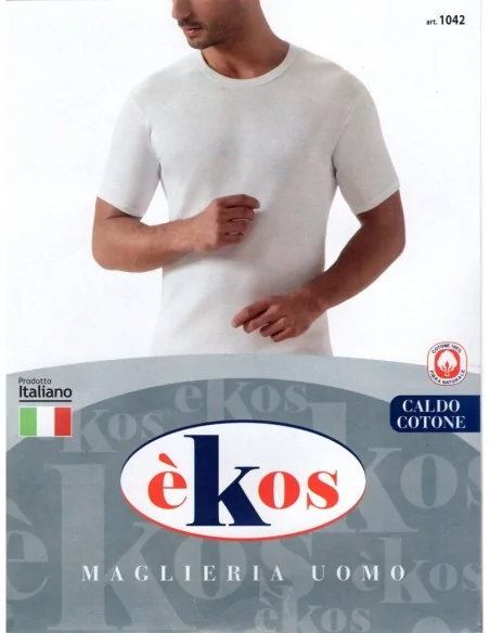 èKos ART. 1042 - Maglia mezza manica in caldo cotone
