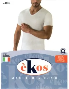 èKos ART. 2024 - Maglia mezza manica, collo a V