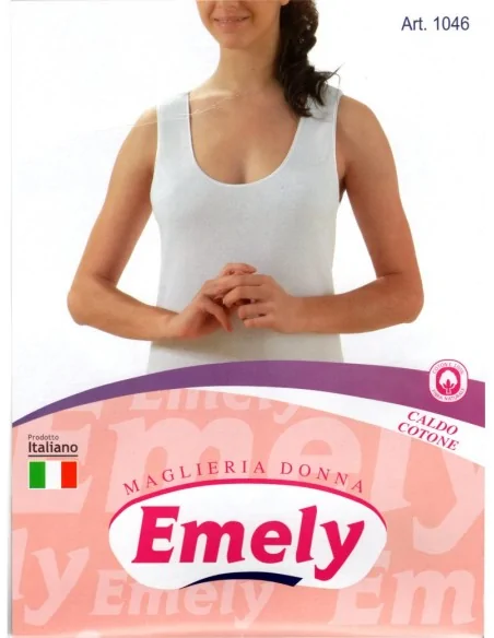 Emely ART. 1046 - Canotta con spallina larga in caldo cotone