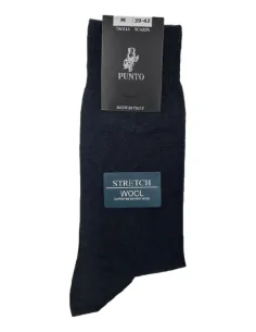 Punto WOOLFINE RL - Calza lunga elasticizzata in lana Merino (scatola da 6 paia)