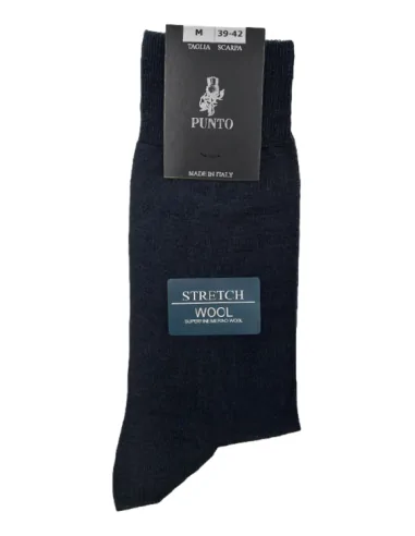 Punto WOOLFINE RL - Calza lunga elasticizzata in lana Merino (scatola da 6 paia)
