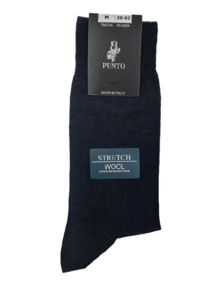 Punto WOOLFINE RL - Calza lunga elasticizzata in lana Merino (scatola da 6 paia)