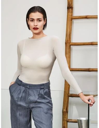 Sublyme ART. 1412 - T-Shirt manica lunga cashmere ultra light