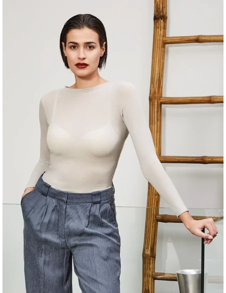 Sublyme ART. 1412 - T-Shirt manica lunga cashmere ultra light