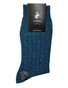 Punto LILLIBET L - Calza lunga a costine lana & cashmere (scatola da 3 paia)