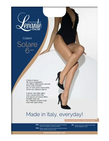 Levante SOLARE 6 - Collant velato - 6 denari