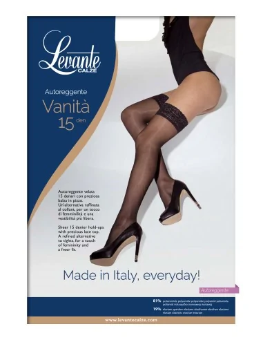 Levante VANITA' 15 - Autoreggente velato - 15 denari