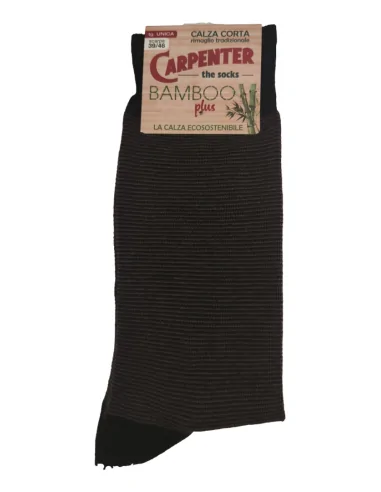 Carpenter BAMBOO - Calza corta a righe - Leggera